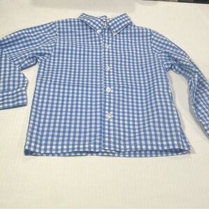 Blue Checkered Kids Matching Set
